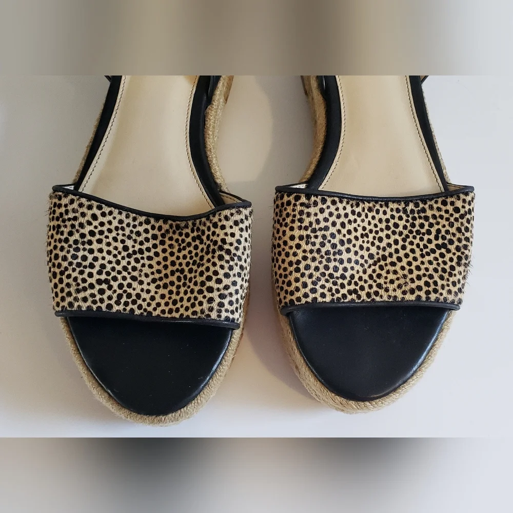 Vince Camuto Kathalia Animal Print Women's Platform Sandal Shoe Size 8 M